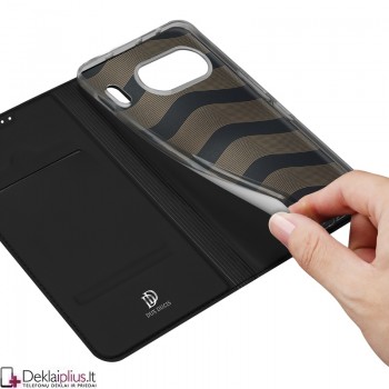 Dux Ducis Skin Pro dirbtinės odos dėklas - juodas (Oneplus Nord 4) Dux Ducis Skin Pro dirbtinės odos dėklas - juodas (Oneplus Nord 4)